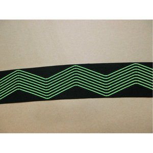 Sangle élastique en nylon à motif ondulé Yongpeng 5,5 cm x 12 mm brodée pour vêtements - Product Image 1