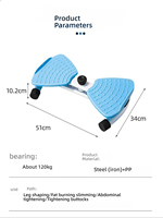 Plateforme tournante en acier robuste pour torsion de la taille, machine de fitness commerciale pour amincissement abdominal et perte de poids
