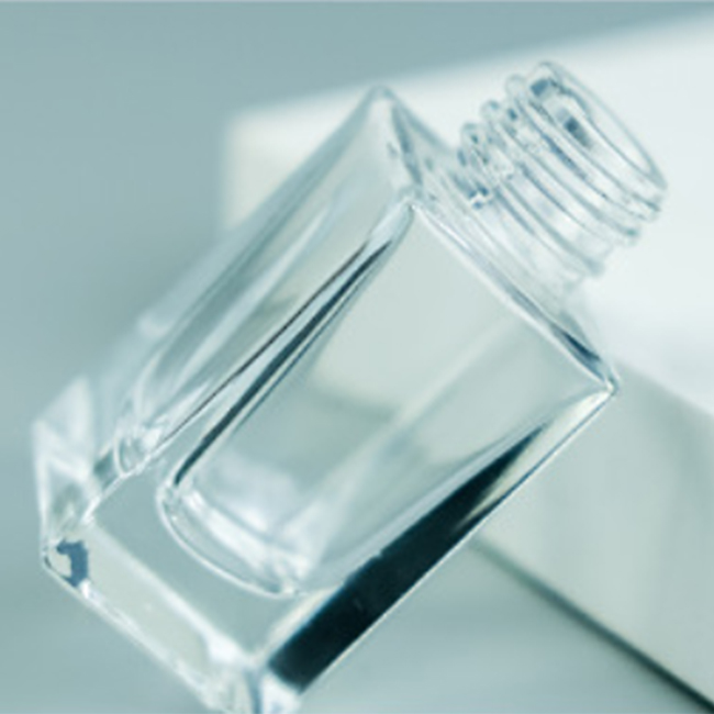 Wholesale Price 10ml 15ml Transparent Square  Cosmetics Glass Bottle With Dropper