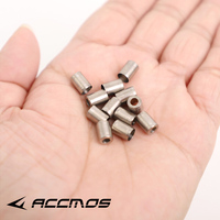 Anneau anti-explosion en acier inoxydable de 3,2 mm pour flèches en fibre de verre et carbone, collier de tir à l'arc pour arc classique, accessoires de bricolage pour le tir à l'arc