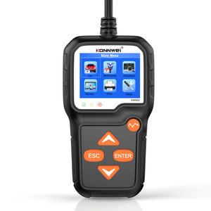 Testeur de <span class=keywords><strong>batterie</strong></span> de voiture KONNWEI KW650 6V 12V, analyseur de système de <span class=keywords><strong>batterie</strong></span> automobile, 100 à 2000 CCA, outil de démarrage rapide et de charge de voiture - Product Image 4