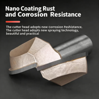Couteau cylindrique en carbure de qualité professionnelle pour la menuiserie, machine à sculpter multifonctionnelle, utilisation pour les panneaux de portes de placards