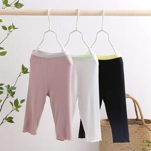 Leggings pour filles à marque privée, pantalons moulants en coton, images de leggings, distributeur Indonésie - Product Image 3