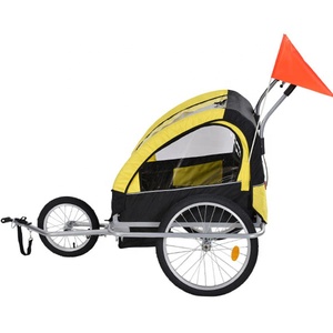Fabbrica diretta 3-in-1 doppio bambino passeggino e rimorchio bici BT002 EN15918:2017 EN1888 EN71 ISO9000 certificato - Product Image 5