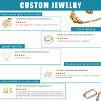 Fabricants de bijoux LUCKYDG, vente en gros, bijoux personnalisés en acier inoxydable, laiton, argent, plaqué or 14k, 18k, bracelet, collier, boucles d'oreilles, bagues