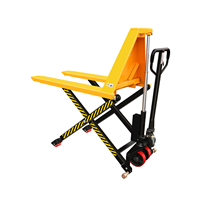 1500kg hydraulique haute levée transpalette ciseaux main transpalette ciseaux gerbeur chariot élévateur pour entrepôt