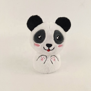 Logo personalizzato Mini 14cm coniglio Panda piccola volpe di plastica giocattolo di peluche schermo che pulisce tasca ornamenti decorativi per la casa per il compleanno - Product Image 6