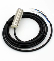 Cable de Sensor Original YF2A14-050UB3XLEAX 2095608, M12 Recto Hembra, 4 Pines, Codificación A, 5m, PUR, Sin Halógenos, Sin Blindaje