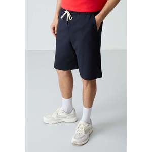 Conjunto de Pantalones Cortos para Hombre Fiesta, Color Azul Marino, Algodón Grueso, Textura Suave, Corte Holgado, Modelo Básico - 85257 - Fiesta/azul marino - Product Image 3
