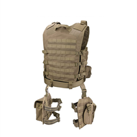 Chaleco de seguridad de sistema Molle portador de placa transpirable de alta resistencia impermeable al aire libre multifuncional equipo táctico Chaleco de caza