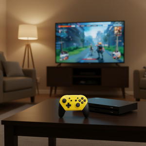 Manette sans fil Myrva Yellow pour Nintendo Switch, boutons tactiles BT, manette de jeu - Product Image 2