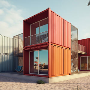 Maison de conteneur d'expédition préfabriquée imperméable ignifuge maisons d'isolation de vie modulaire à faible coût russie - Product Image 4