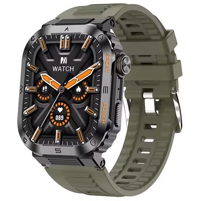 Mt39 Outdoor Sports Smart Watch 1.96 Inch Fitness Tracker Calling Reloj Montres Intelligentes Zegarek Ip68 Waterproof Smartwatch