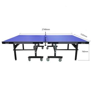 <span class=keywords><strong>Table</strong></span> <span class=keywords><strong>de</strong></span> <span class=keywords><strong>tennis</strong></span> <span class=keywords><strong>de</strong></span> <span class=keywords><strong>table</strong></span> d'intérieur approuvée par l'ITTF en MDF <span class=keywords><strong>de</strong></span> 25 mm, bleue, 2740x1525 mm - Product Image 1