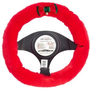 Funda para Volante de Coche, 37-39 cm, Piel Sintética, Estilo Navideño - Product Image 2
