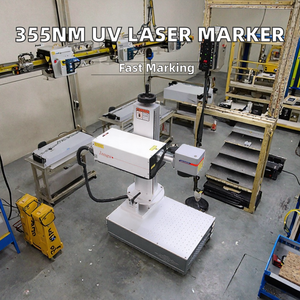 Machine de marquage laser rotative portable CNC de table, refroidie par air, 5W, laser UV JPT 355nm, prenant en charge les formats DXF/AI/PLT/BMP, pour le métal - Product Image 2