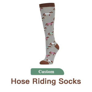 Unisex Comfortable Knee High Horse Riding <strong>Socks</strong> with Custom Logo Youth Equestrian <strong>Boot</strong> <strong>Socks</strong> - Product Image 3