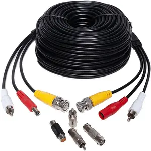Schlussverkauf RCA-Kabel HD Audio Video Stromsicherheit Kamera-Kabel Kupfer für CCTV DVR Überwachungssystem
