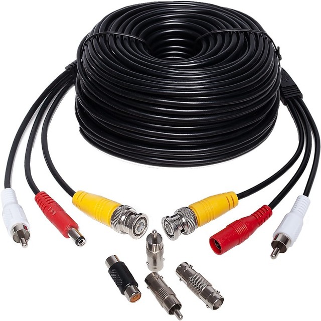 Hot Sales Coaxial Bare Copper RCA Cable HD Audio Video Power Security Camera for CCTV DVR System