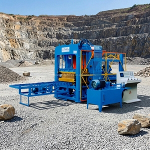 bibo Export Grade QT4-15 Automatic Hydraulic Concrete <b>Block</b> Making Machine Engine Gearbox for High Efficiency - Product Image 1