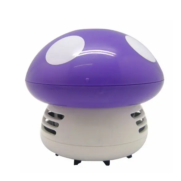 Hot Sale Cute Portable Mushroom Cartoon Mini Desktop Vacuum Desk Dust Cleaner For Kids For Office For Home