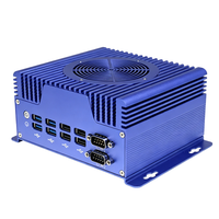 Mini PC Intel Core I5-10210U Económico, 4 Núcleos, 8 Subprocesos, 6 MB de Caché, 8 Puertos USB, 2 Pantallas, 2 LAN, 2 COM, Multi-Puerto, con el Mejor Ventilador