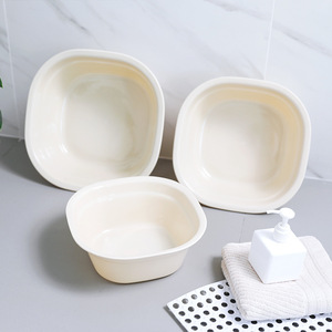 Recipiente Cuadrado de Plástico Grueso Multiusos para el Hogar, Lavado de Verduras, Lavandería, Baño de Pies para Bebés, Recipiente Pequeño - Product Image 2