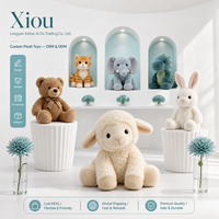 Jouets en peluche personnalisés de haute qualité, quantité minimale de commande, créez votre propre personnage, matériau en peluche doux professionnel, jouets animaux