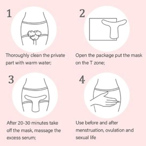 5 Pezzi Maschera Detox Yoni, Foglio Maschera per Sbiancamento e Nutrimento della Vulva, Essenza Vaginale Antibatterica, Maschera Delicata per la Zona Intima Femminile - Product Image 6