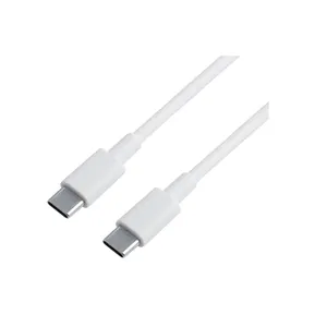 Kabel pengisi daya cepat, kabel pengisi daya USB C ke Usb c tipe cepat, 1M 2M 3M Pvc asli