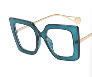 <span class=keywords><strong>Bettega</strong></span> Nouveau style de lunettes anti-lumière bleue carrées à la mode pour femmes, monture de lunettes de grande taille, lunettes tendance transfrontalières - Product Image 3