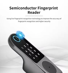 Yistar cửa kỹ thuật số khóa vân tay thẻ điều khiển từ xa thông qua tuya <span class=keywords><strong>App</strong></span> Wifi truy cập ý Tiêu chuẩn điện rim Key Khóa cửa cổng - Product Image 3