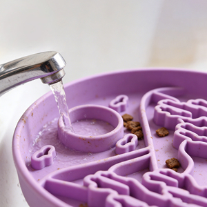 Evcil Hayvanlar İçin Silikon Mama Kabı Yavaş Beslenme Tabağı Köpek Yalama Tabağı Yavaş Beslenme Pedi Yuvarlak Tabak Yavaş Beslenme Kabı Pedi - Product Image 2