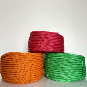 Cuerda Trenzada de PP/PE Personalizada en Color y Tamaño, Cuerda de Pesca de Polipropileno de 3 Hilos para Empaque, Muestras Gratis - Product Image 2