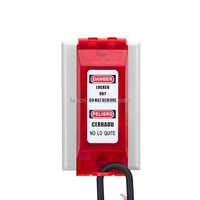 Cache-bouton universel en plastique pour verrouillage de commutateur électrique industriel (Lockout/Tagout)