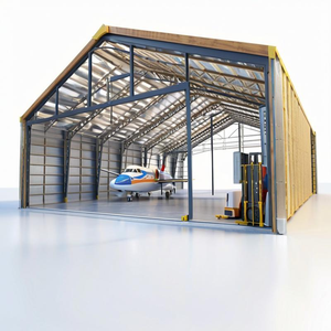 Offre Spéciale <span class=keywords><strong>hangar</strong></span> d'avions en acier à <span class=keywords><strong>toit</strong></span> <span class=keywords><strong>plat</strong></span> mobile portable en métal largement utilisé - Product Image 3