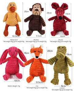 Jouet en peluche pour chien et chat en forme d'animal de dessin animé, jouets interactifs très vendus pour petits animaux - Product Image 2