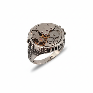 925K Sterling Silver <b>Watch</b> Designer Men <b>Ring</b> - Product Image 2
