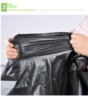 Fournisseur chinois CE ISO D2W Ok Compost PE HDPE Sacs en plastique jetables résistants aux chocs pour produits ménagers