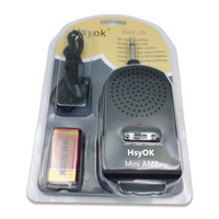 Nouveauté : Mini ampli guitare 2W avec entrée MP3, sortie casque 3,5 mm, batterie DC portable pour amplificateur de guitare électrique
