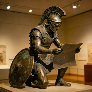 Statua in Bronzo a Grandezza Naturale, Scultura in Metallo per Giardino, Famosa Figura di Guerriero <span class=keywords><strong>Samurai</strong></span> per Decorazione Parchi - Product Image 1