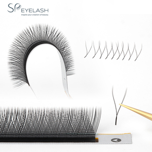 ขนตาปลอม SP EYELASH แบบธรรมชาติ นุ่ม 2DYY 3DYY รูปทรง YY แบบด้าน ขนตาปลอมรูปทรง YY แบบฟ็อกซ์ ถาดขนตาปลอมรูปตัว U ปลายเดี่ยว/คู่/สาม ขนตาปลอมต่อแบบ YY - Product Image 3