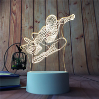 Produit populaire Stand Ménage Lumière 3d Cadeaux 3D Lumières Nuit Led Creative Veilleuse Led