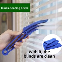 Brosse de nettoyage pour stores, grille d'aération de climatiseur et persiennes – Élimination de la poussière – Articles ménagers