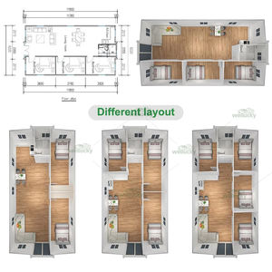 Maisons conteneurs économiques, Projets de cuisines de vacances, Bâtiments d'appartements, Ateliers, Maisons préfabriquées de haute qualité - Product Image 2