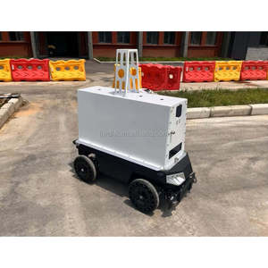 Châssis de robot métallique UGV de ma boutique, plateforme à quatre roues pour applications robotiques spéciales - Product Image 2