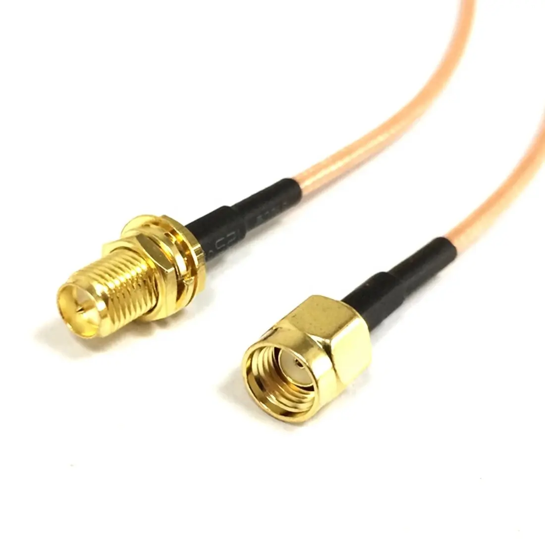 WiFi wireless router Antenna extension cable RF feeder RP SMA male straight to RP SMA female RG316/RG174/RG58 Pigtail