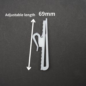 Adjustable Depth Plastic <b>Curtain</b> Hooks PE Material Pinch Pleat <b>Curtains</b> for Weddings Bar Mitzvahs Baptisms Back to School - Product Image 1