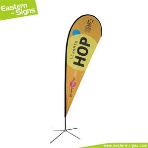 Bandera Publicitaria Exterior de Aluminio y Tela con Impresión Personalizada, Tipo Lágrima, para <span class=keywords><strong>Marketing</strong></span> - Product Image 3