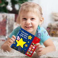 Libros de Cartón Educativos Electrónicos Personalizados con Audio para Niños, con Tapa Dura, Impresión Offset y 10 Botones